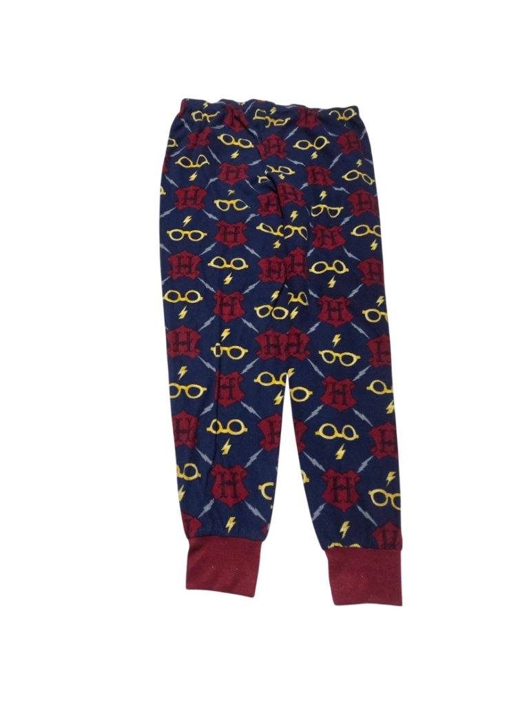 Harry Potter Pajama Pants Size Small Hogwarts Crest Glasses Lightning Print — image 3 of 4